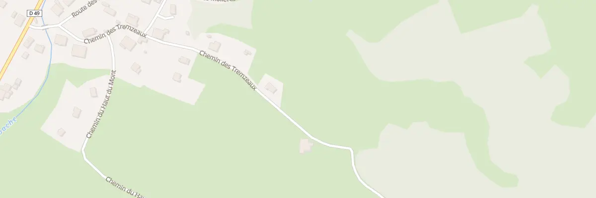 Plan du 15 Che des Tremzeaux à Saint-Dié-des-Vosges