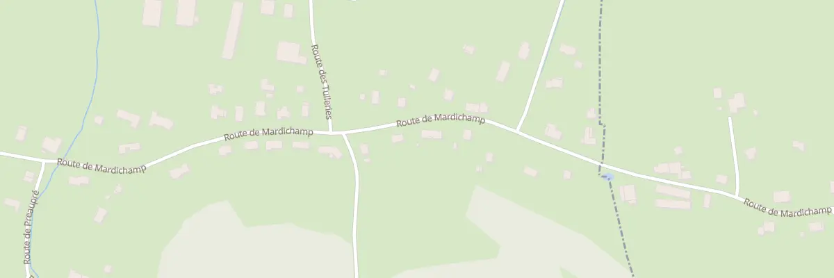 Plan du 848 Rte de Mardichamp à Saint-Léonard