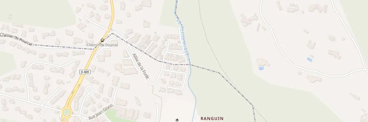 Plan du 6 All de la Forêt à La Roquette-sur-Siagne