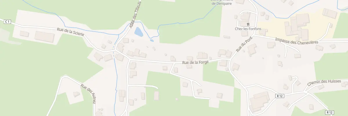 Plan du 165 Rue de la Forge à Denipaire