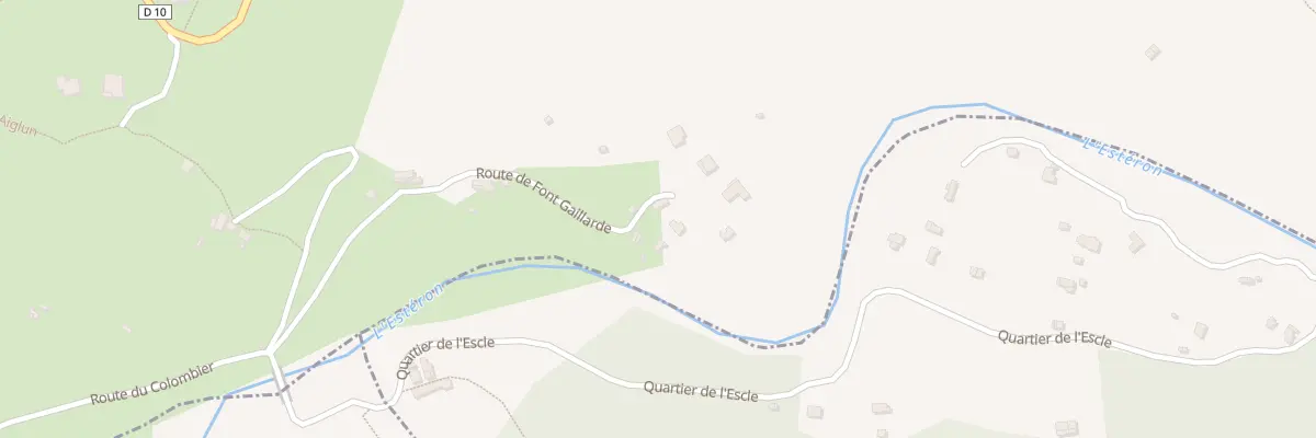 Plan du 409 Rte de Font Gaillarde à Sigale