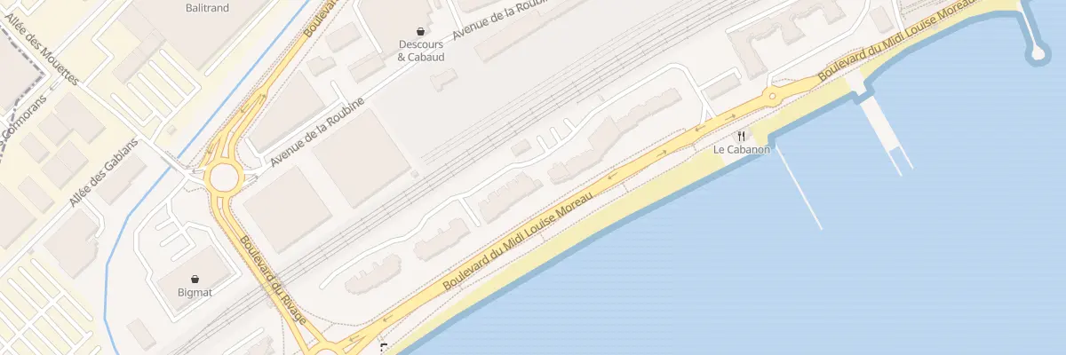 Plan du 56 Bd du Midi à Cannes