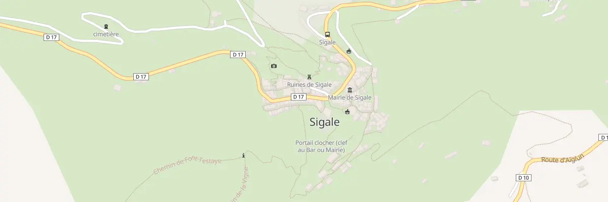 Plan du 9 Rue Thimotee Passeron à Sigale