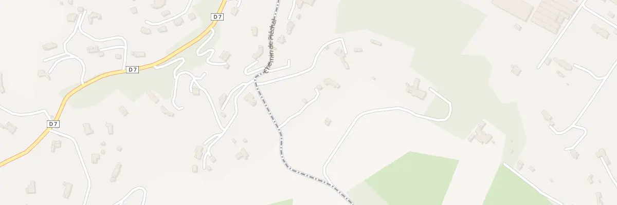 Plan du 375 Che du Piéchal à Châteauneuf-Grasse
