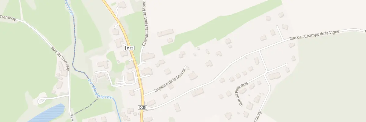 Plan du 7 Imp de la Source à Bethonvilliers