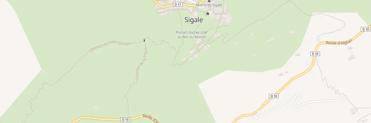 Plan du 9 Rue Autre Coste à Sigale