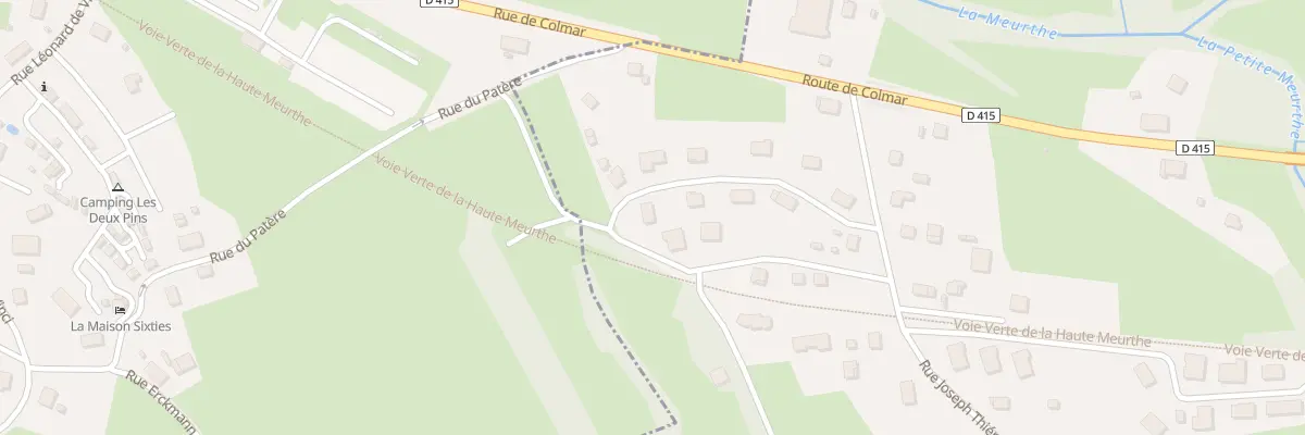 Plan du 98 Rue Joseph Thiéry à Ban-sur-Meurthe-Clefcy