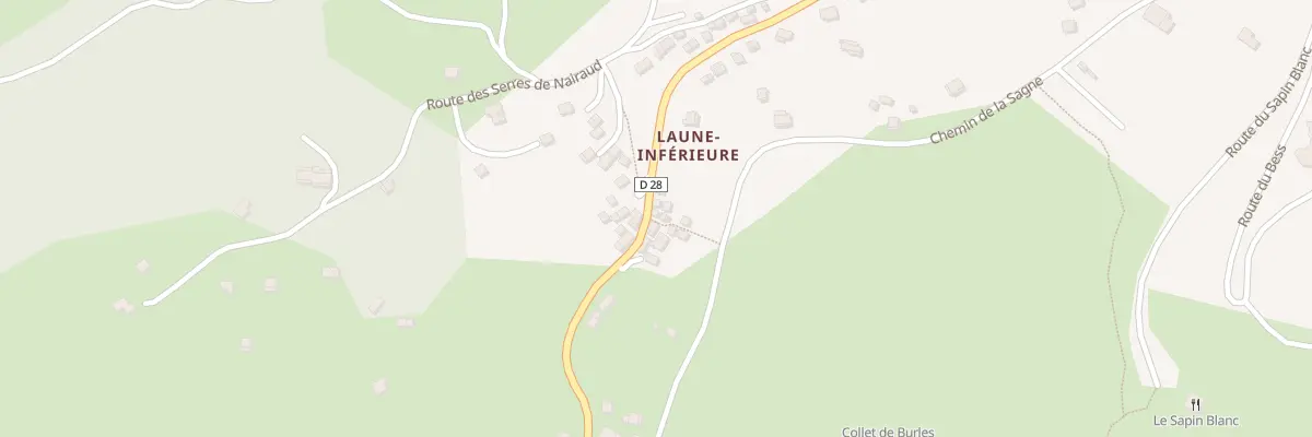 Plan du 2425 Rte des Launes à Beuil