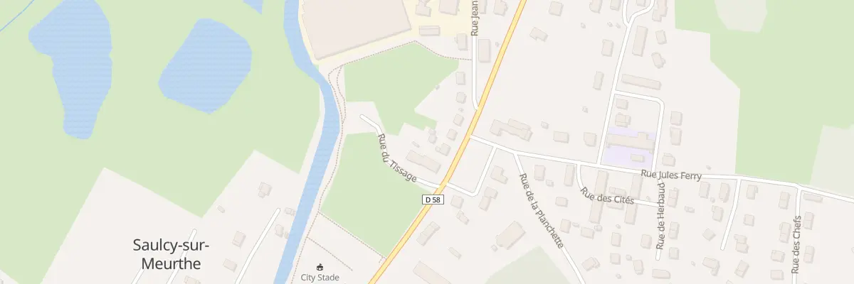 Plan du 5 Rue des Déportés à Saulcy-sur-Meurthe