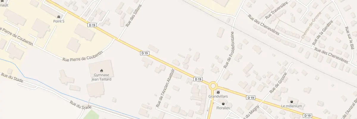 Plan du 15 Rue du Lieutenant Rusconi à Grandvillars