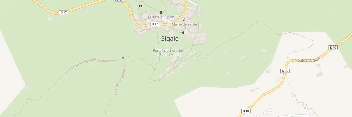 Plan du 9 Rue de Vesigale à Sigale