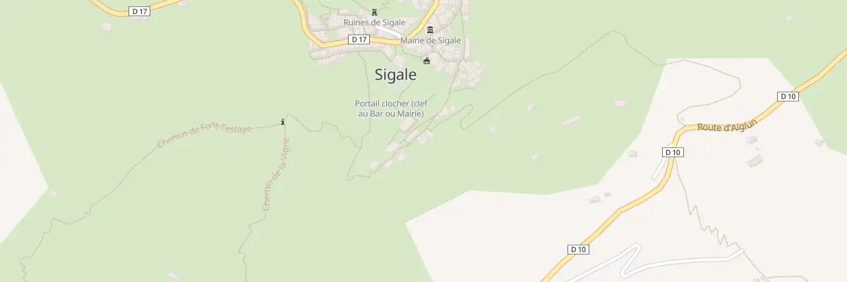 Plan du 1 Rue Autre Coste à Sigale
