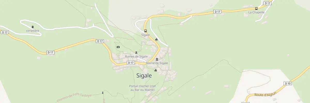 Plan du 6 Rue du Sigalon à Sigale