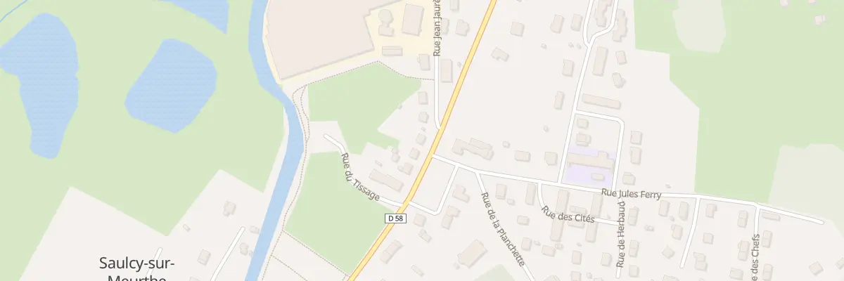 Plan du 9 Rue des Déportés à Saulcy-sur-Meurthe