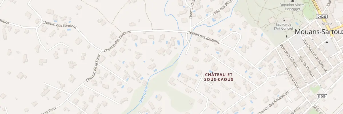Plan du 437 Che des Bastions à Mouans-Sartoux