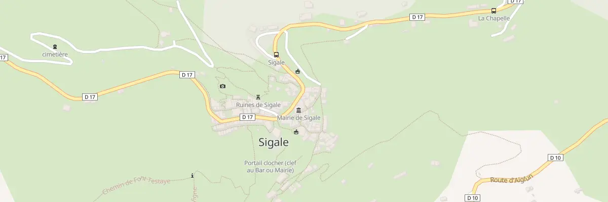 Plan du 6 Bd du Carteyron à Sigale