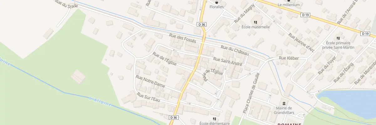 Plan du 3 Rue de l’Eglise à Grandvillars