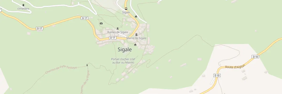 Plan du 6B Rue de la Fontaine à Sigale