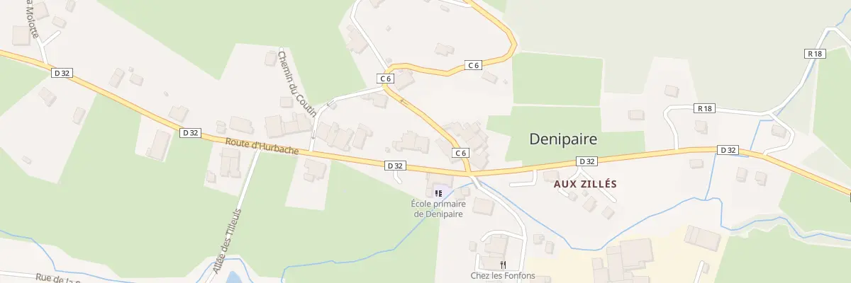 Plan du 30 Rte d’Hurbache à Denipaire