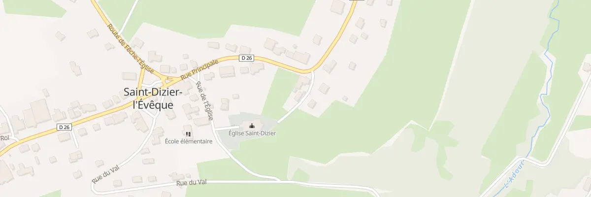 Plan du 17 Rue Principale à Saint-Dizier-l’Évêque