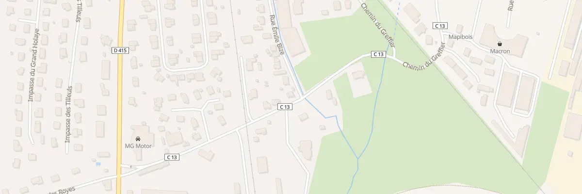Plan du 208 Che du Faing à Sainte-Marguerite