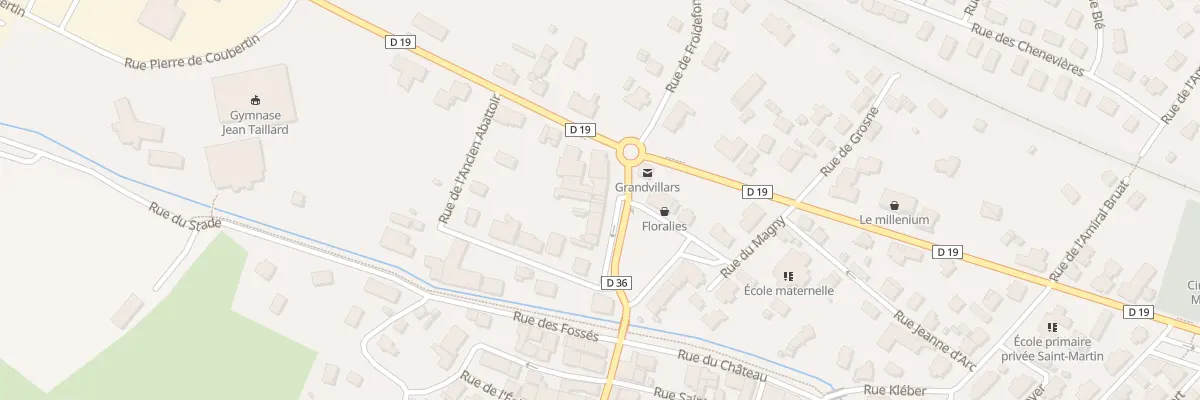 Plan du 4 Pl de la Resistance à Courcelles