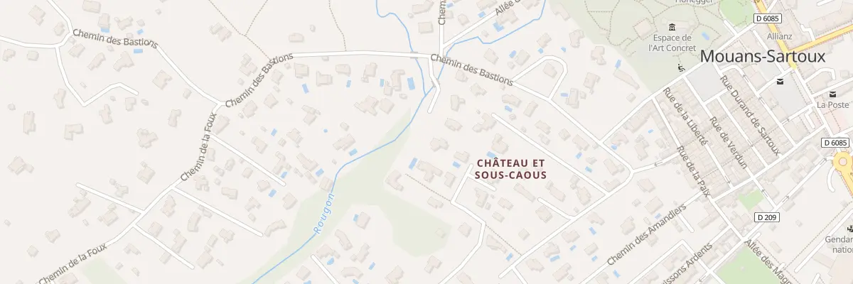 Plan du 355 Che des Bastions à Mouans-Sartoux