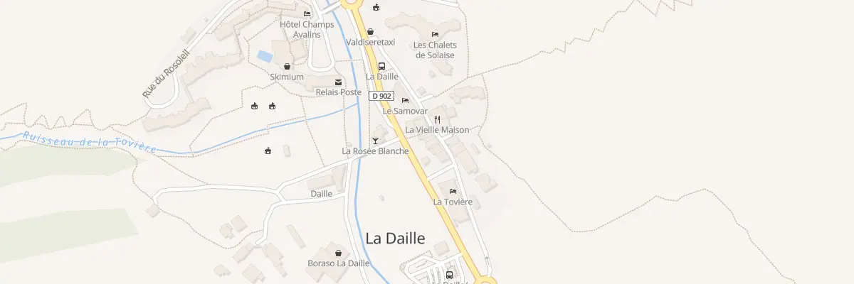Plan du 201 Rte de la Plaine de la Daille à Val-d’Isère