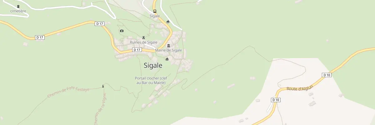 Plan du 8 Imp de la Baragne à Sigale
