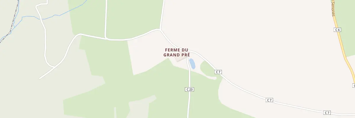 Plan du 1 Ferme du Grand Pre à Denipaire