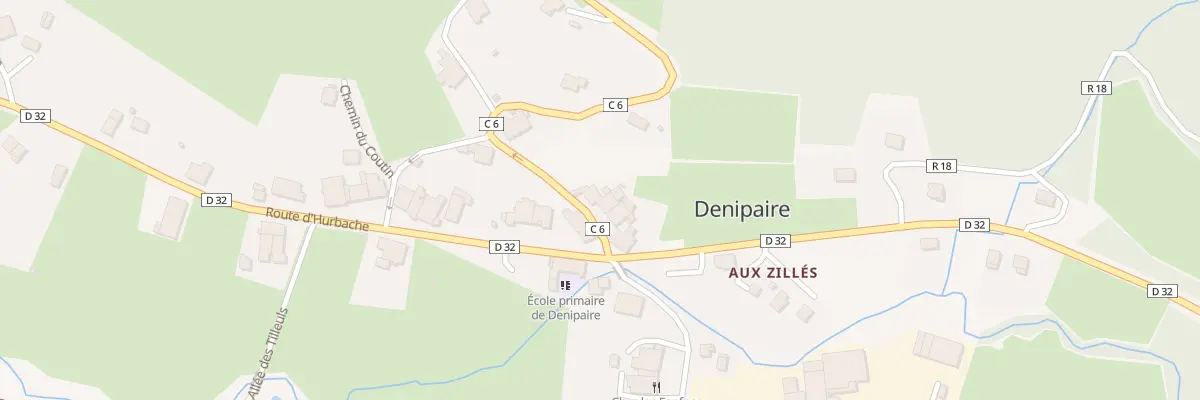 Plan du 30 Rte de Senones à Denipaire