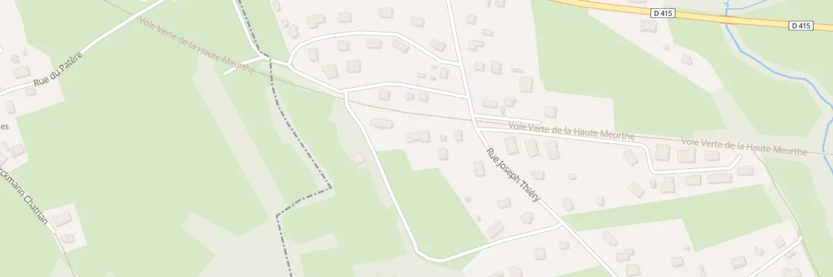 Plan du 153 Che des Grandes Fourrières à Ban-sur-Meurthe-Clefcy