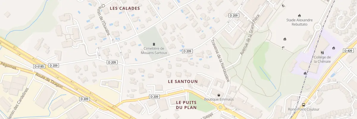 Plan du 655 Rte de Pégomas à Mouans-Sartoux