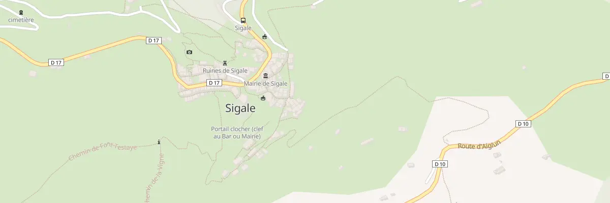 Plan du 8A Imp de la Baragne à Sigale