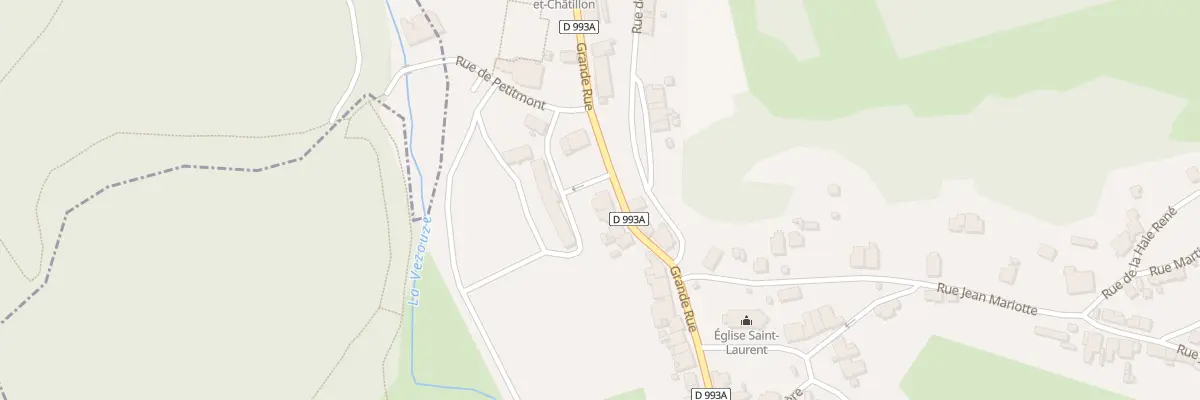 Plan du 48 Grande Rue à Val-et-Châtillon