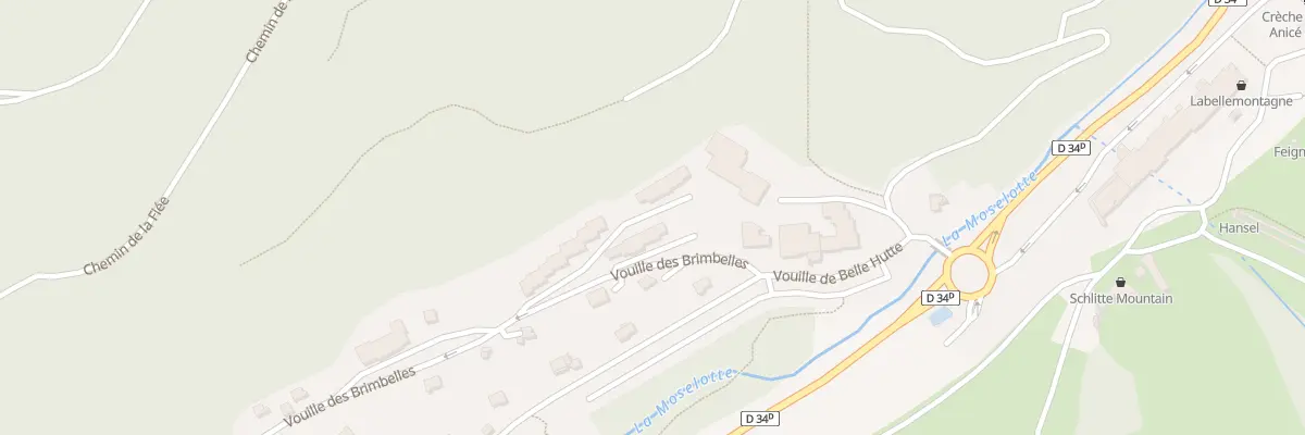 Plan du 2 Vouille des Brimbelles à La Bresse