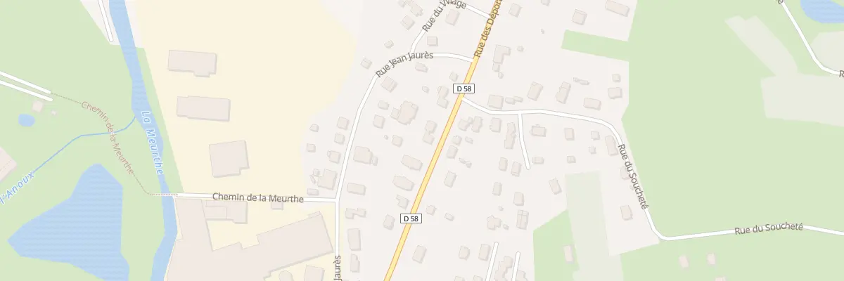 Plan du 23 Rue des Déportés à Saulcy-sur-Meurthe