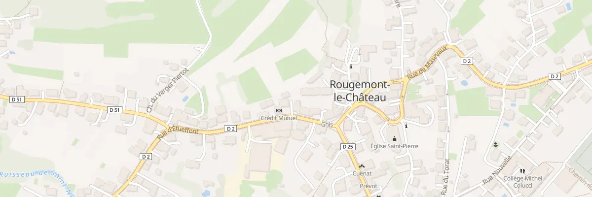 Plan du 4 Rue d’Etueffont à Rougemont-le-Château