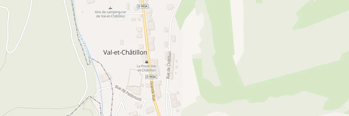 Plan du 20 Rue de Châtillon à Val-et-Châtillon