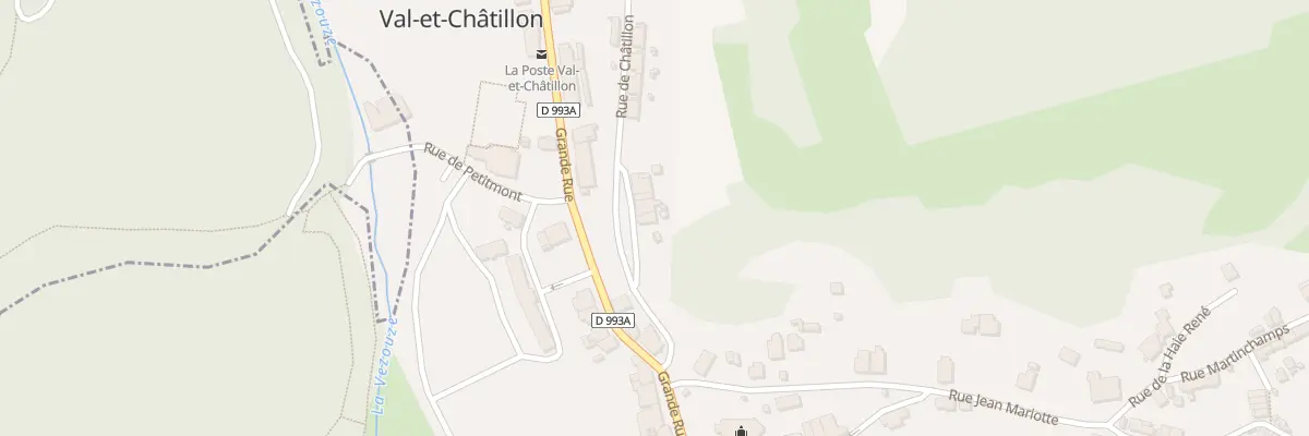 Plan du 2 Rue de Châtillon à Val-et-Châtillon