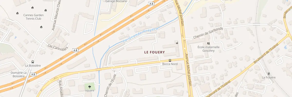 Plan du 121 Av Michel Jourdan à Cannes
