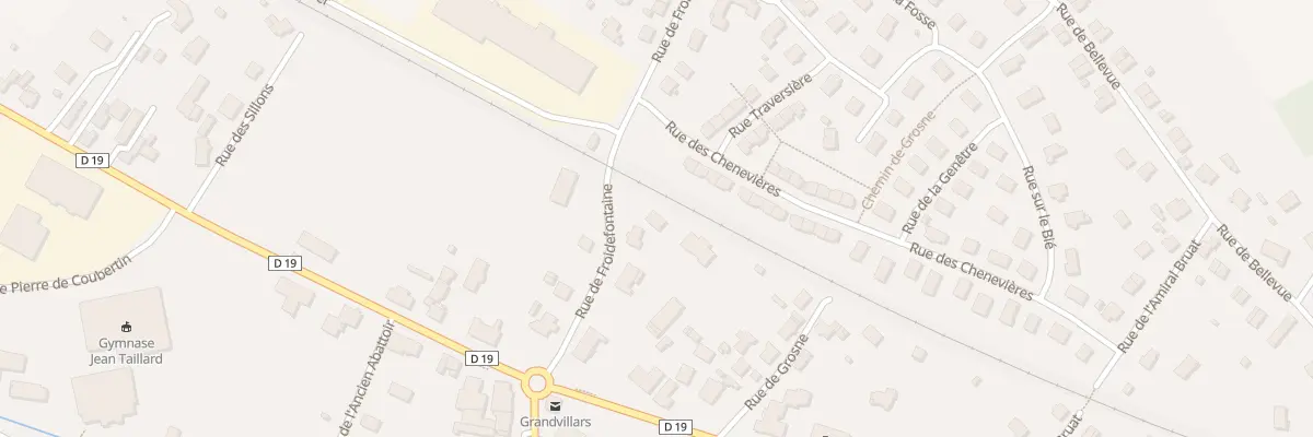 Plan du 15 Rue de Froidefontaine à Grandvillars