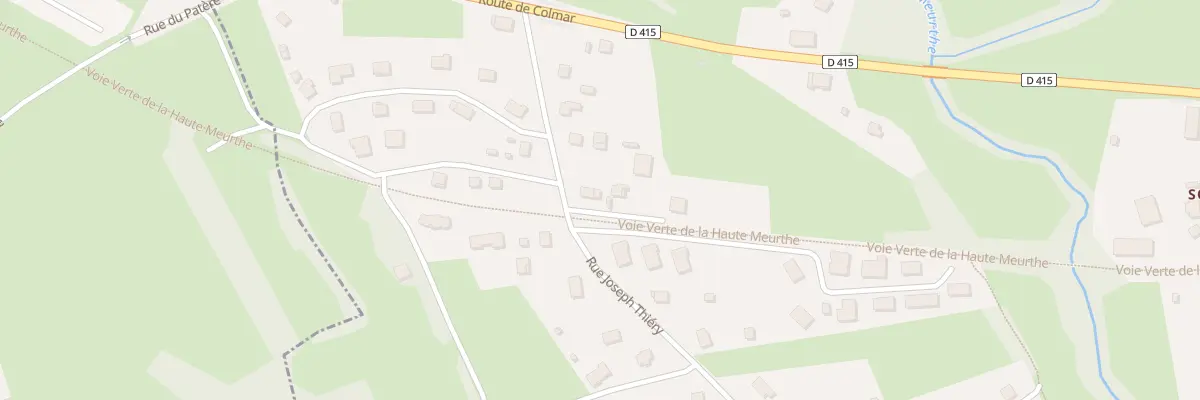 Plan du 147 Rue Joseph Thiéry à Ban-sur-Meurthe-Clefcy