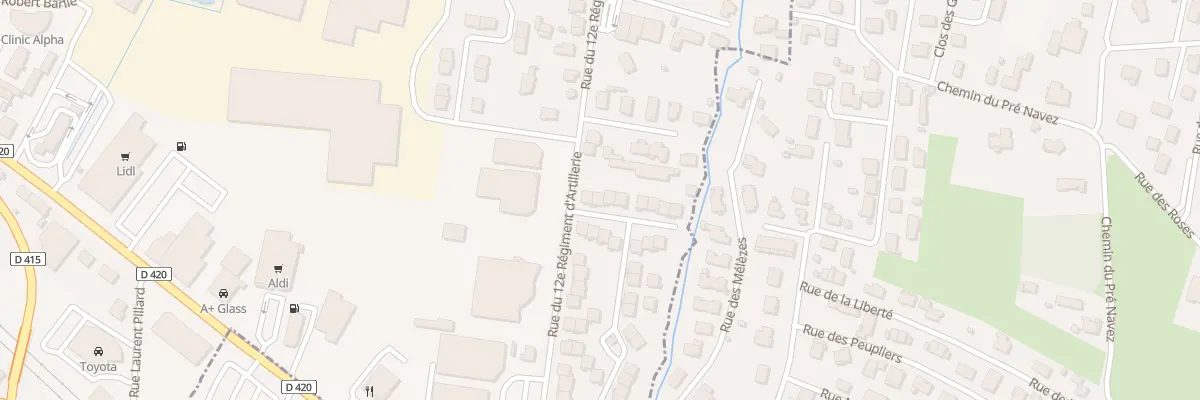 Plan du 3 Rue Charles Scareder à Saint-Dié-des-Vosges