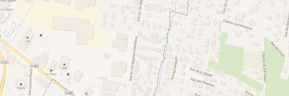 Plan du 5 Rue Charles Scareder à Saint-Dié-des-Vosges