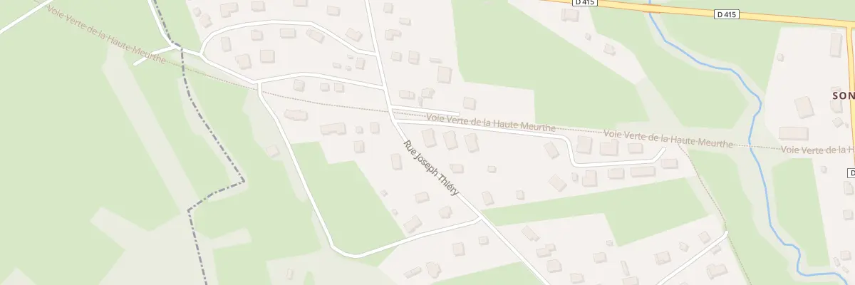 Plan du 213 Rue Joseph Thiéry à Ban-sur-Meurthe-Clefcy