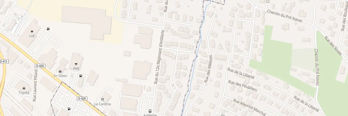 Plan du 8 Rue Charles Scareder à Saint-Dié-des-Vosges