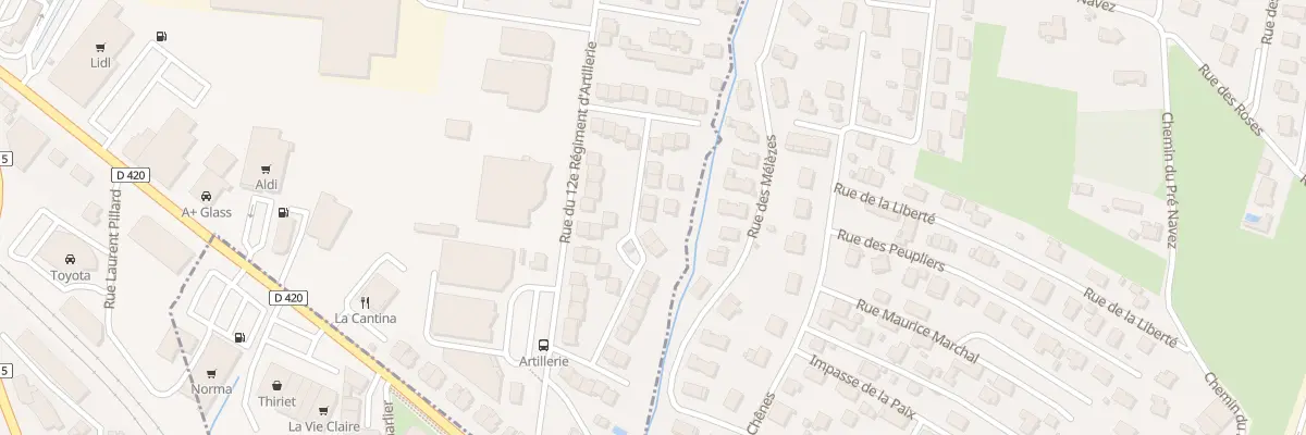 Plan du 13 Rue du Pré Saint Arnould à Saint-Dié-des-Vosges