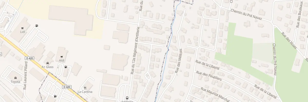 Plan du 10 Rue Charles Scareder à Saint-Dié-des-Vosges
