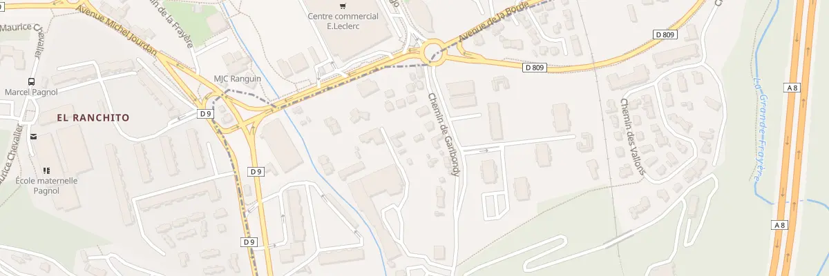 Plan du 29 Che Garibondy au Cannet